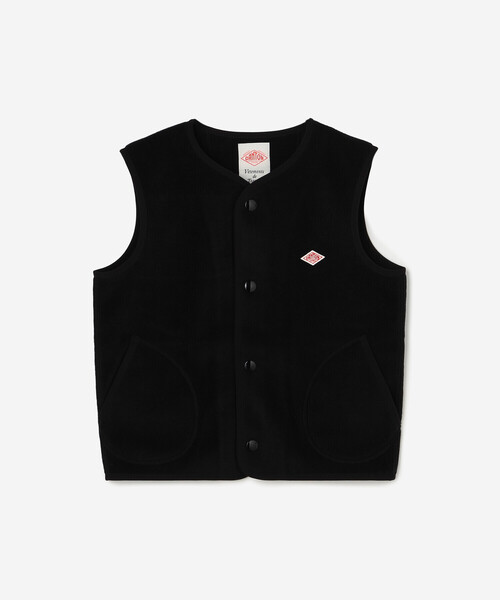 DANTON | キッズ フリースカラーレスベスト（その他アウター）｜DANTON