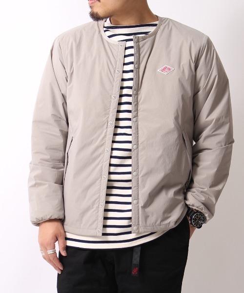 DANTON/ダントン] ナイロンストレッチタフタジャケット（ナイロン