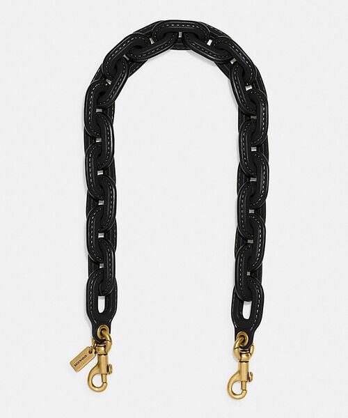 COACH（コーチ）の「レザー カバード ショート チェーン ストラップ