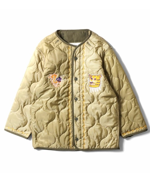 HOUSTON ヒューストン EMBROIDERY M-65 LINER ベトジャン 刺繍 M-65