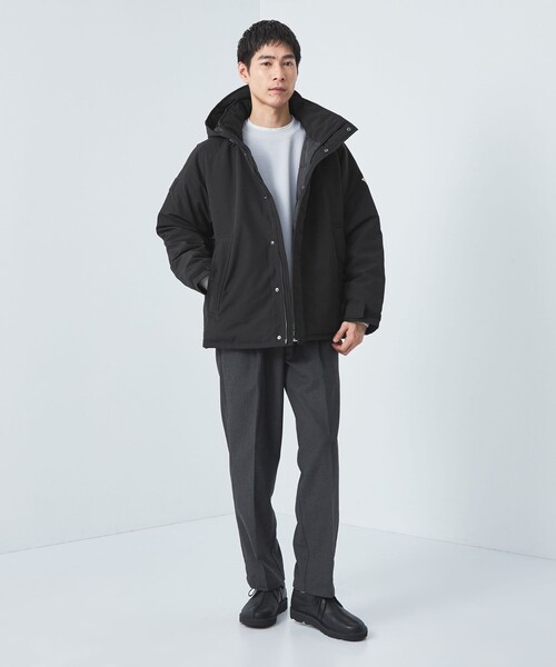 DANTON＞ポリエステル タッサーアーミー ダウンジャケット（ダウン