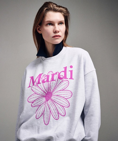 セール】SWEATSHIRT FLOWERMARDI / スウェットシャツ フラワーマルディ