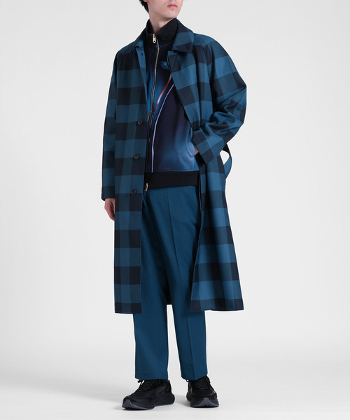 Paul Smith（ポールスミス）の「ブロックチェック ステンカラーコート