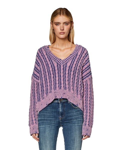 DIESEL（ディーゼル）の「レディース 長袖ニット トップス セーター