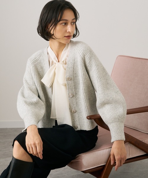 ANAYI（アナイ）の「ウールボイルボウタイ ブラウス（シャツ/ブラウス