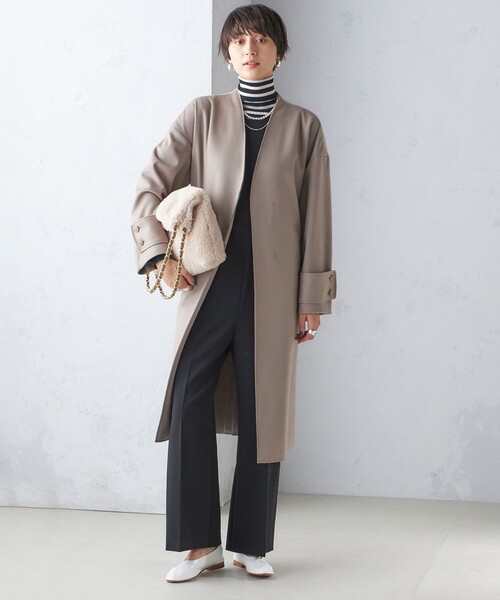 セール】MANTECO ノーカラー コート（ノーカラーコート）｜SHIPS