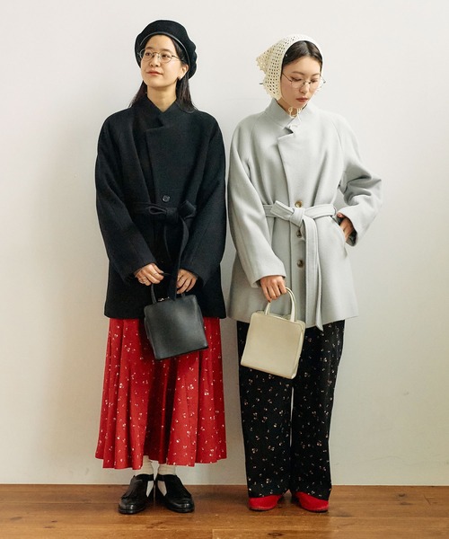 fig London（フィグロンドン）の「エアリアルパイル Harry coat