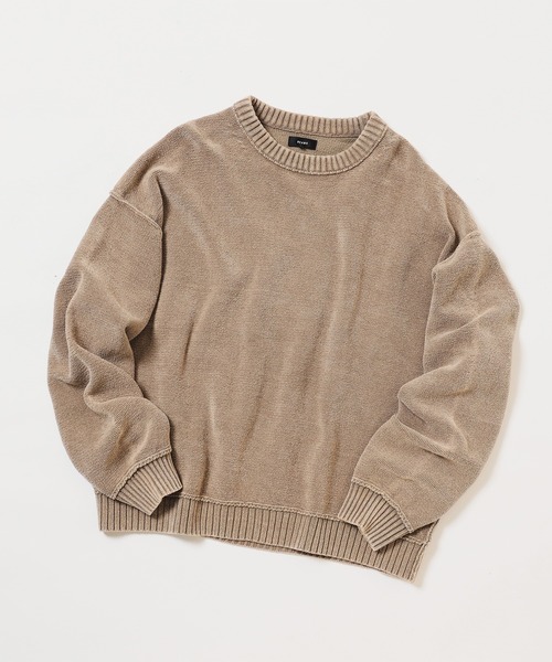 セール】7ゲージ フェード クルーネック ニット（ニット/セーター