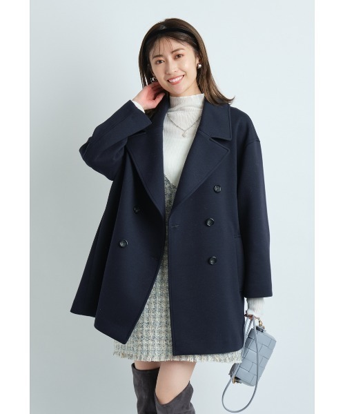 Apuweiser-riche（アプワイザーリッシェ）の「ダブル釦カットPコート