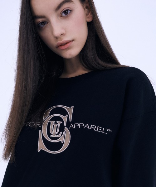 SCULPTOR（スカルプター）の「Satin Applique Sweatshirt/サテン