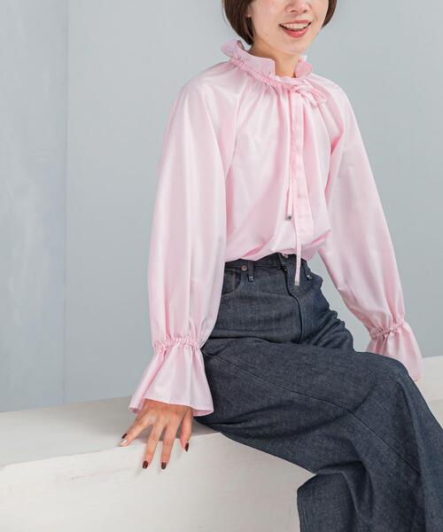 セール】フリルカラーブラウス（シャツ/ブラウス）｜URBAN RESEARCH