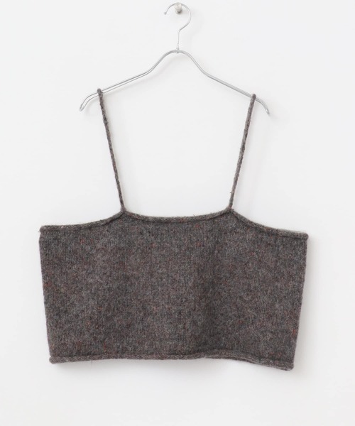 かぐれ（カグレ）の「カラーネップアルパカニットキャミソール