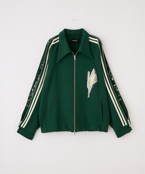 Grancy トラック ジャージ グリーンSサイズ セットアップ GRANCY