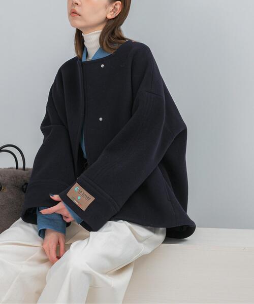 セール】LA TORREショートノーカラーコート（その他アウター）｜URBAN