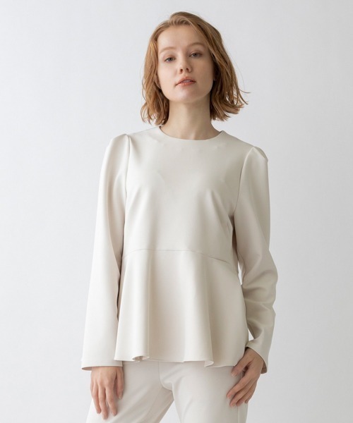 SONO/ソーノ】【Magical Stretch】ﾊﾞｯｸﾘﾎﾞﾝｺﾝﾌｫｰﾄPO（Tシャツ