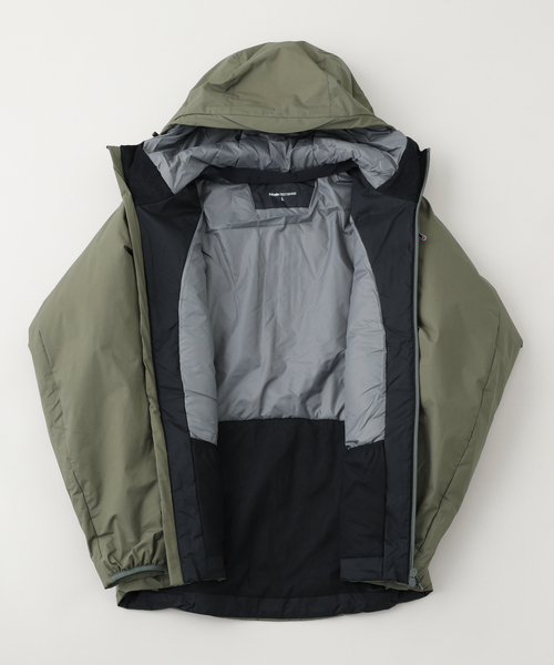 tilak フード付きナイロンジャケット L オリーブグリーン Tilak（ティ