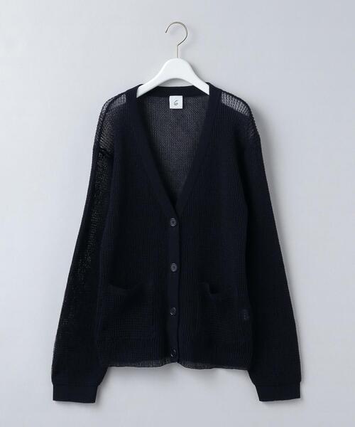 6（ロク）の「＜6(ROKU)＞SUKE TUCK CARDIGAN/カーディガン（ニット