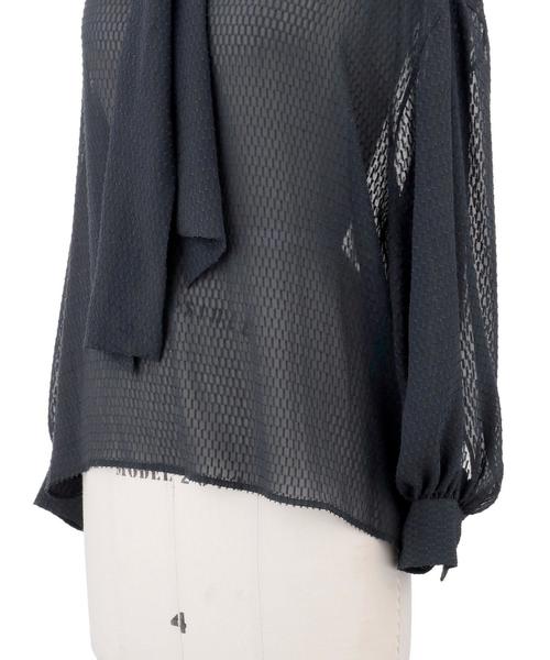 Drawer（ドゥロワー）の「Drawer ボウタイ ブラウス（シャツ/ブラウス