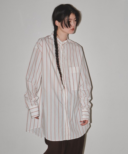 TODAYFUL（トゥデイフル）の「ストライプオーバーシャツ（シャツ