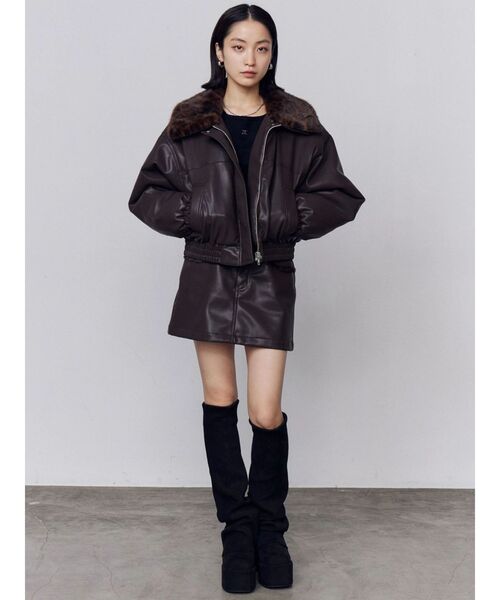 セール】ルーズフレアカバーフィットブーツ（ブーツ）｜EMODA（エモダ