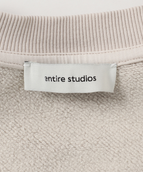 ENTIRE STUDIOS / エンタイアスタジオ】 BOX CREW SWEAT（スウェット