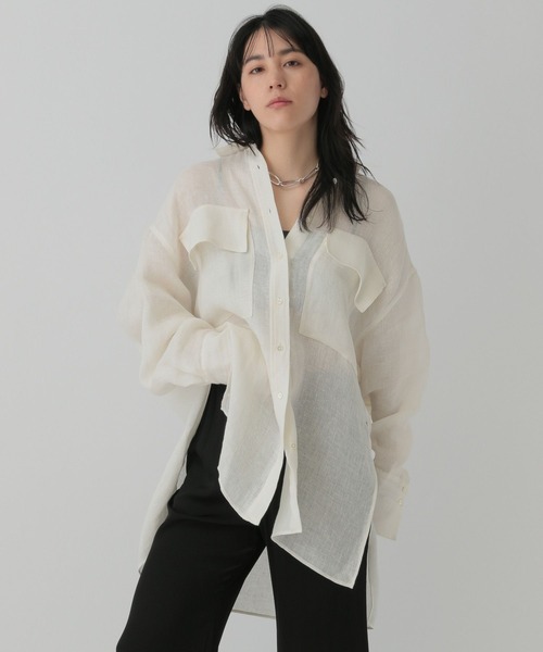 Chaos（カオス）の「ゼガロリネンオーバーCPO（シャツ/ブラウス）」 - WEAR