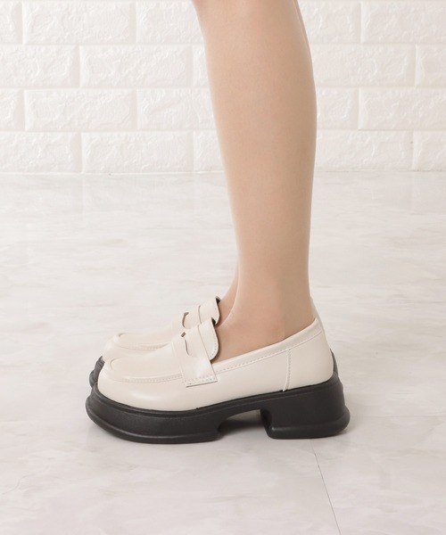 セール】厚底コインローファー（ローファー）｜Lace Ladies（レース