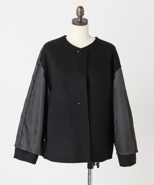 セール】《追加》ビーバーストール付きセットコート（ノーカラーコート