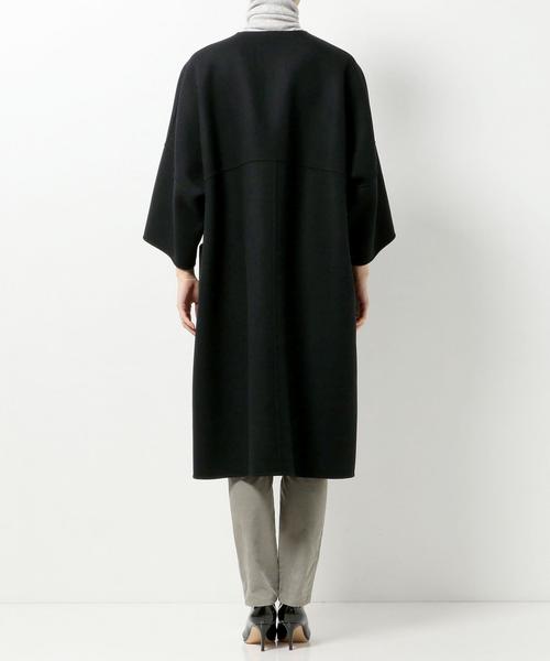 Drawer（ドゥロワー）の「DRAWER メルトンノーカラーコート（その他
