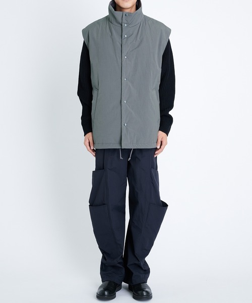 ATON（エイトン）の「【ATON/エイトン】TECHNO COTTON PADDED VEST