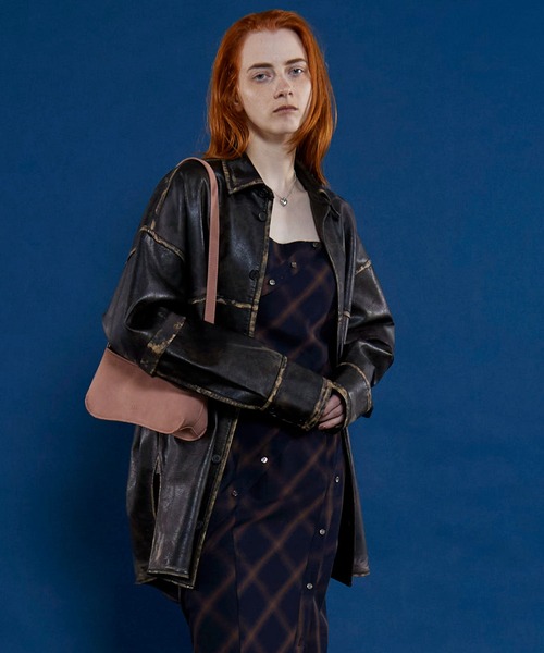 MAISON SPECIAL（メゾンスペシャル）の「2way Vegan Leather Shirt