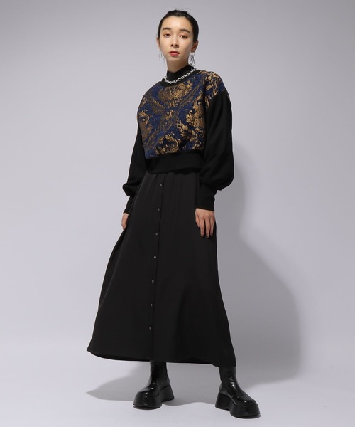 HARE（ハレ）の「2WAYゴブランキリカエプルオーバー(HARE)（スウェット