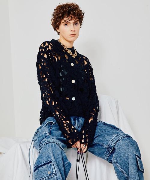 MAISON SPECIAL（メゾンスペシャル）の「クロシェレースシャツ【MAISON