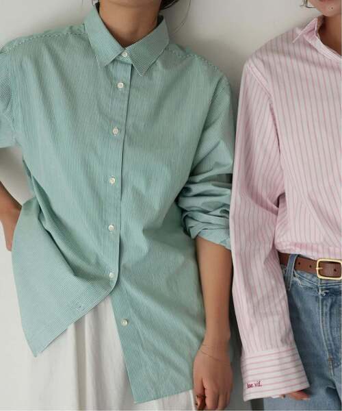 セール】《WEB限定/追加》HAPPYCOLOR SHIRT（シャツ/ブラウス）｜SLOBE