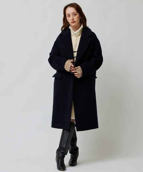 BABYLONE（バビロン）の「LAMBSWOOLロングコート（チェスターコート