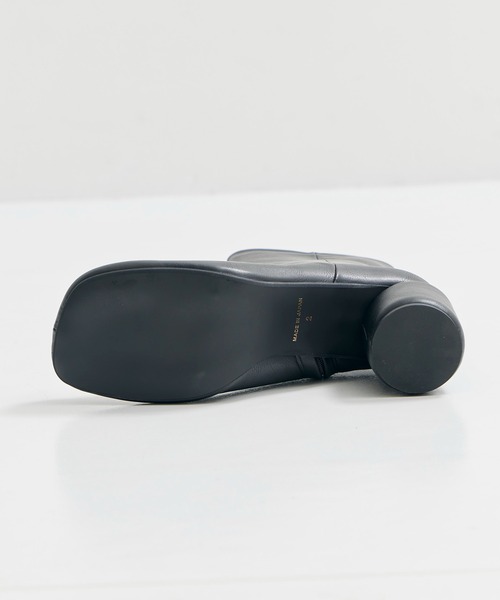 STUDIOUS/ステュディオス】ラウンドシェイプブーツ/疲れにくい（ブーツ