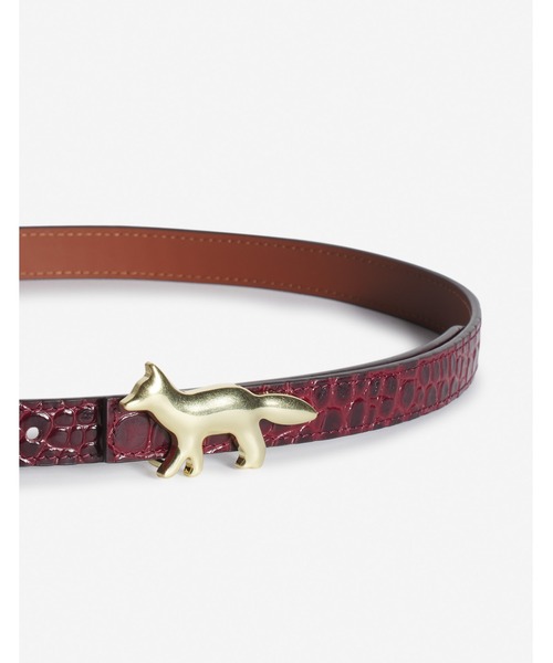 PROFILE FOX LEATHER BELT（ベルト）｜Maison Kitsune（メゾンキツネ