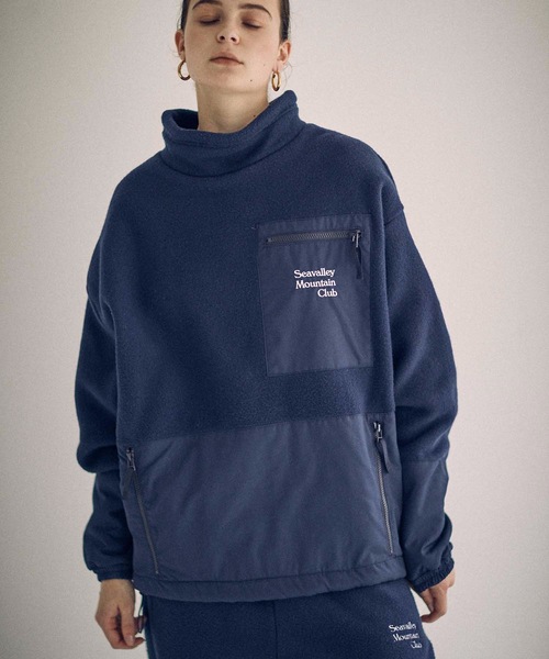Seavalley Mountain Club フリース ハイネックプルオーバー