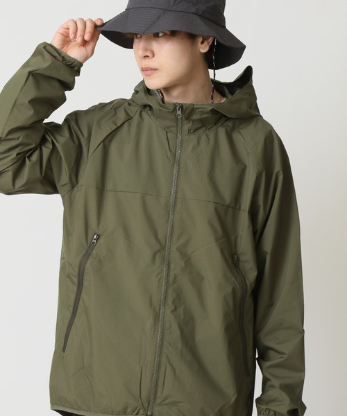 セール】ポケッタブル 防風 撥水 ストレッチZIPレインウィンド