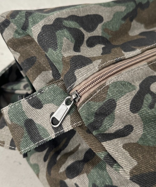 セール】迷彩柄キャンバスショルダーバッグ（ショルダーバッグ）｜Bamm