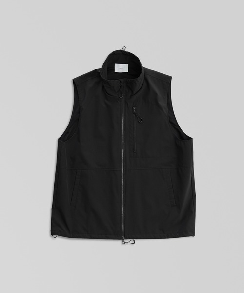 セール】loose Hi-zip tech vest / ルーズハイジップテックベスト《撥