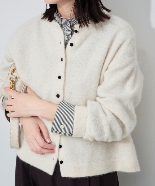 セール】フォックスアルパカカーディガン（カーディガン/ボレロ