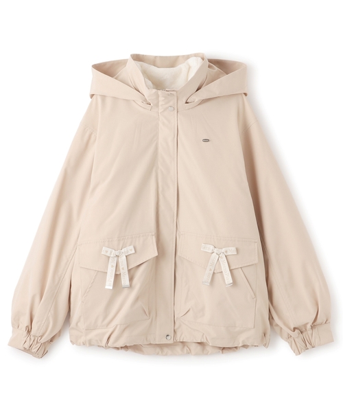 セール】【撥水】ロゴリボン3WAYマウンテンパーカ（ブルゾン）｜mezzo