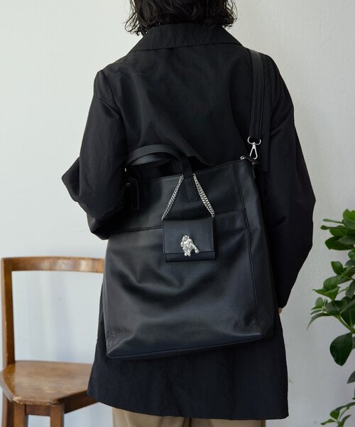 本革》フラップマイクロショルダーバッグ（その他）｜ear PAPILLONNER