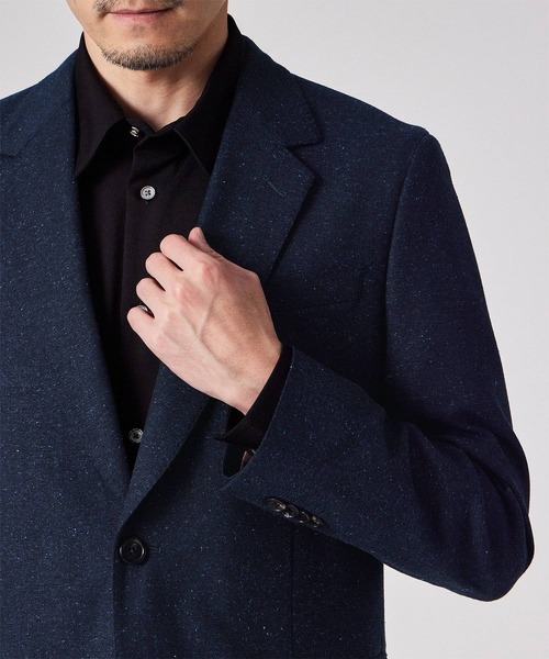 シルクカラーネップツィード 2ボタンジャケット / 253110 2169UN
