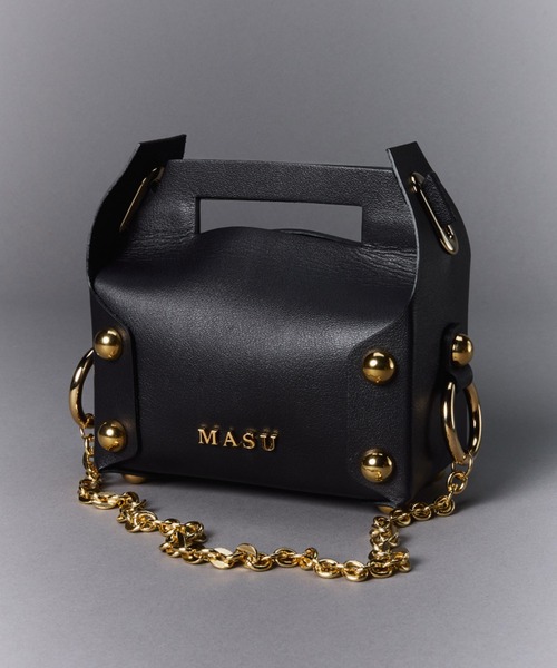 M A S U】LEATHER CAKE BAG（かごバッグ）｜MASU（エムエーエスユー
