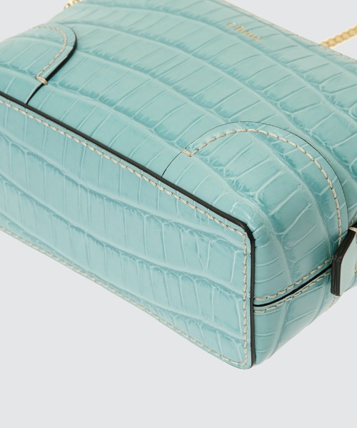 Chloe（クロエ）の「DARIA / クロコダイル型押し＆シャイニーカーフ