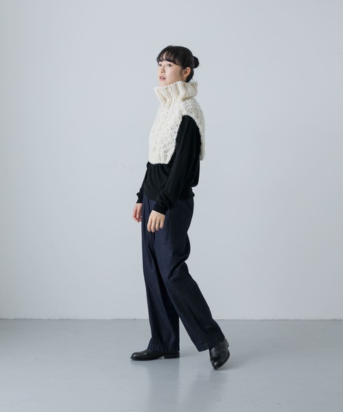 かぐれ（カグレ）の「ペルーショルダーニットウォーマー（ネック