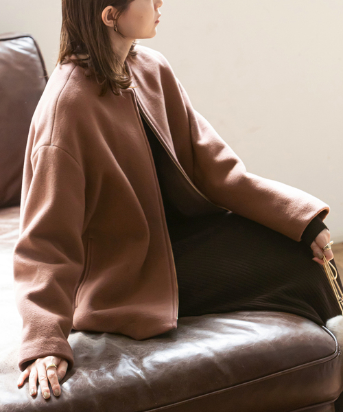 Noble（ノーブル）の「《追加》MTRカラーレスジップショートコート