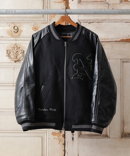 NUMBER (N)INE（ナンバーナイン）の「WOOL RAGLAN STADIUM JACKET-W